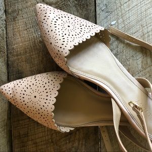 size 9 old navy flats blush pink